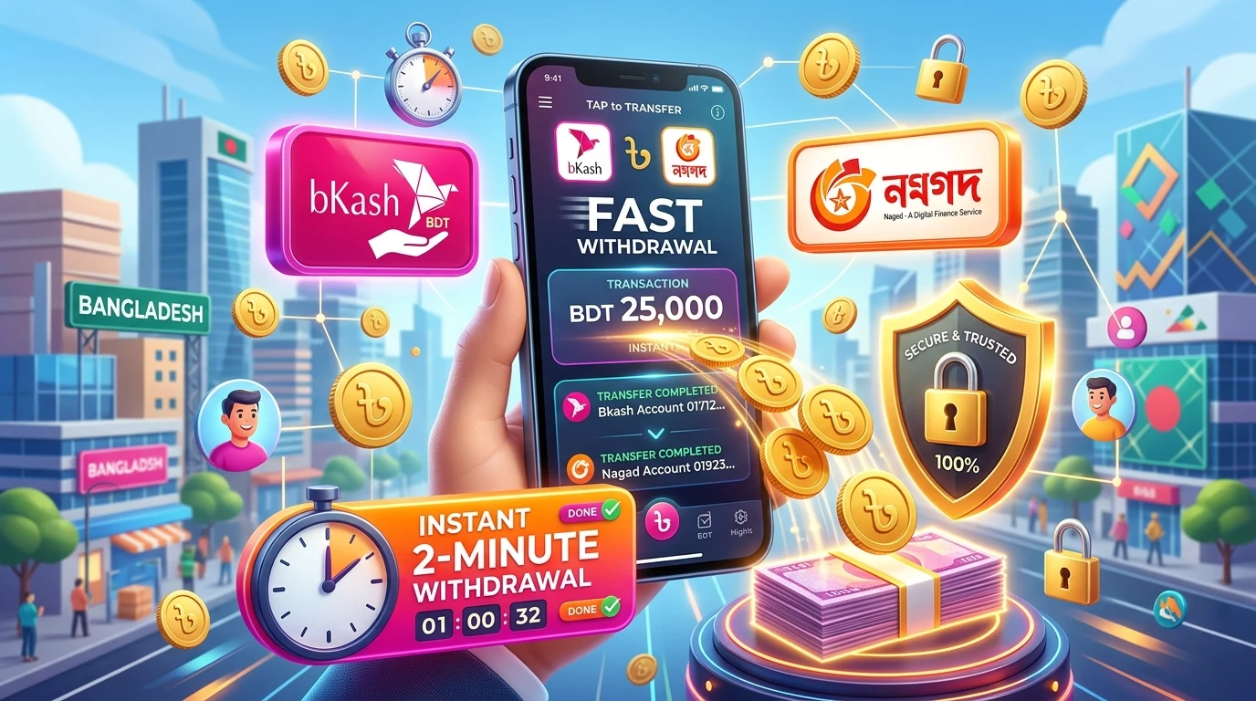 বিকাশ ও নগদ ফাস্ট মোবাইল ব্যাংকিং L444 BD